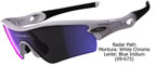 Oakley Radar Path White Chrome / Blue Iridium (09-673)